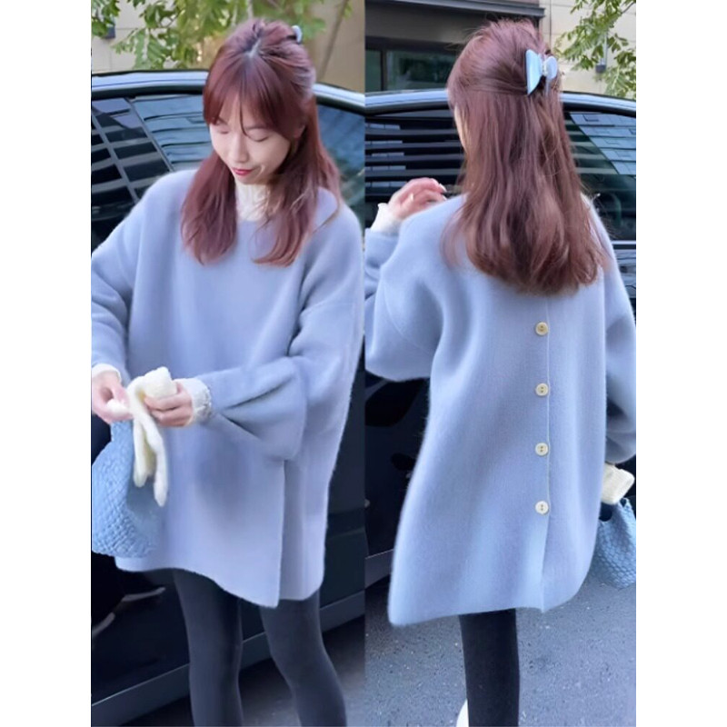 品牌折扣正品女装断码清仓特价不能退换超好看中长款打底内搭毛衣