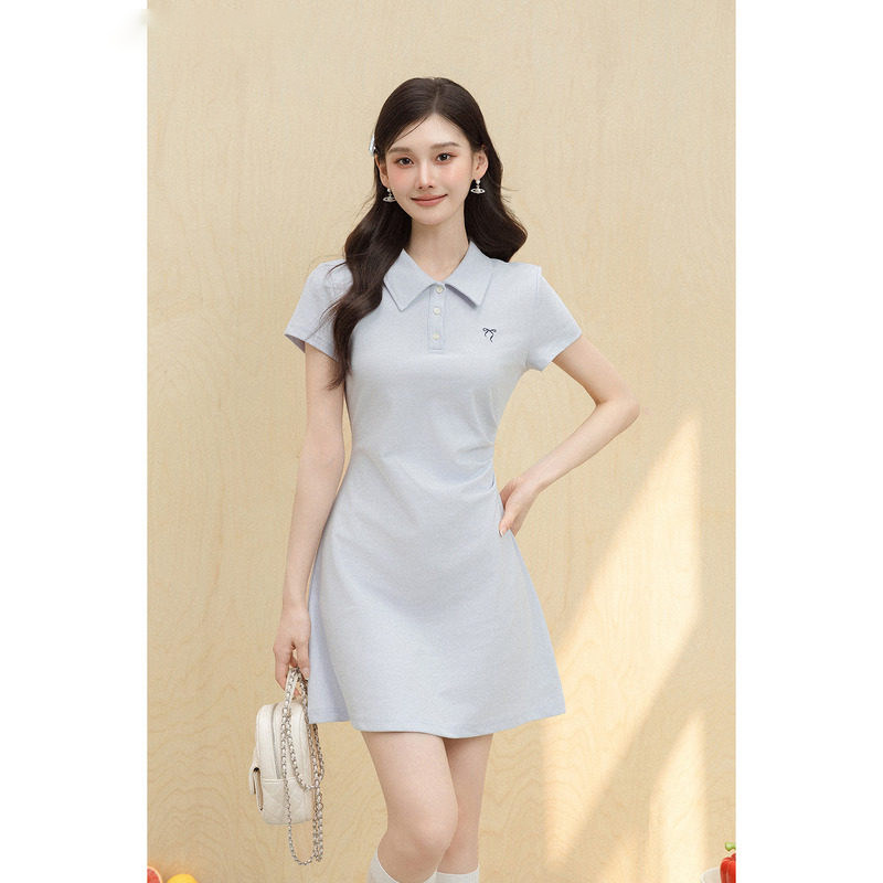 品牌折扣正品女装断码清仓特价不能退换 纯色韩版polo领人物常规