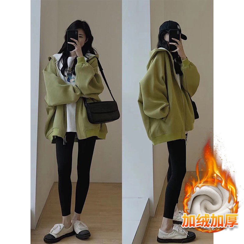 品牌正品女装衣服断码特价清仓 不接受退换-欧货中长款卫衣外