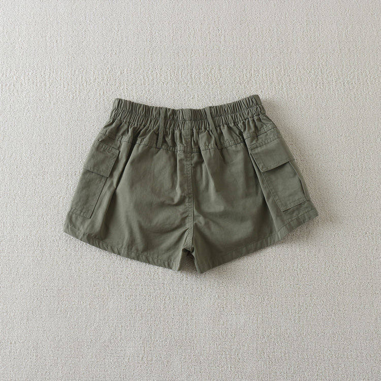 品牌折扣正品女装断码清仓特价不能退换军绿色工装短裤女夏