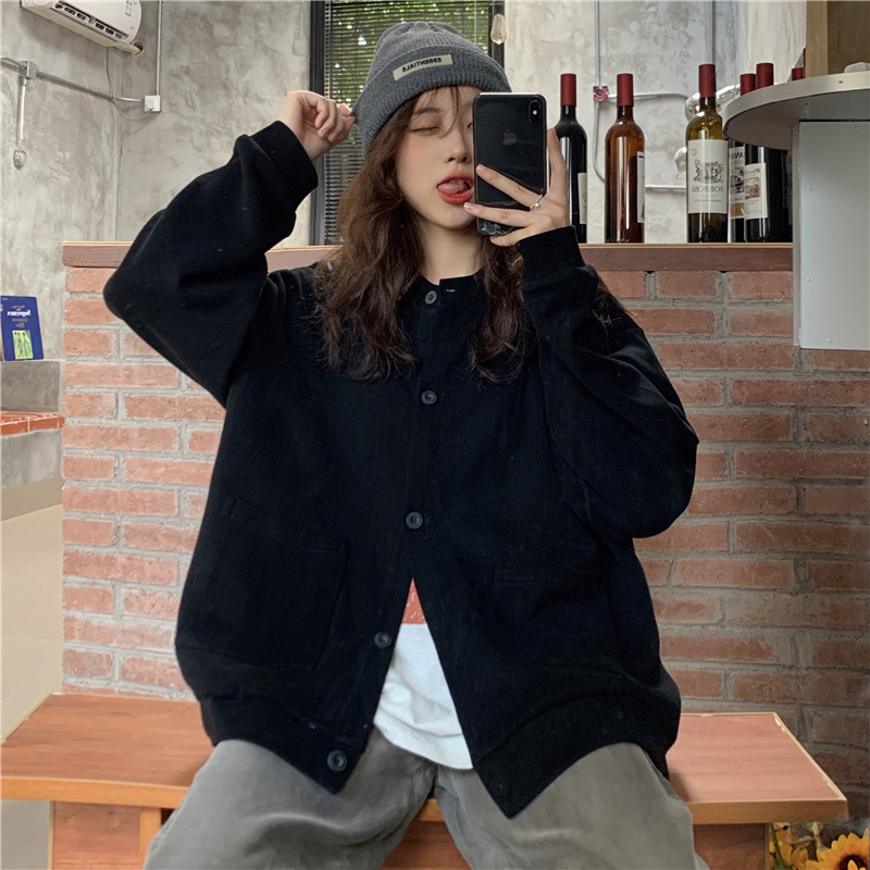 品牌折扣正品女装断码清仓特价不能退换美式棒球服卫衣外套女2026
