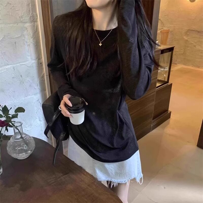 品牌折扣正品女装断码清仓特价不能退换夏天黑色冰丝针织防晒罩