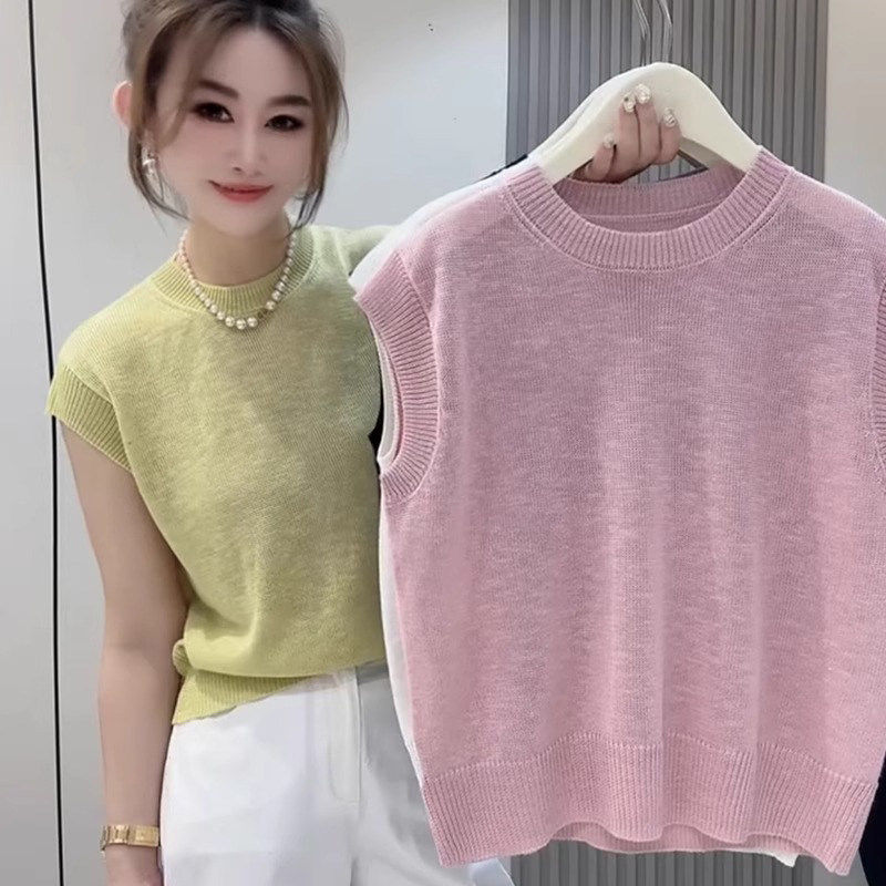 品牌折扣正品女装断码清仓特价不能退换欧货冰丝针织短袖T恤女