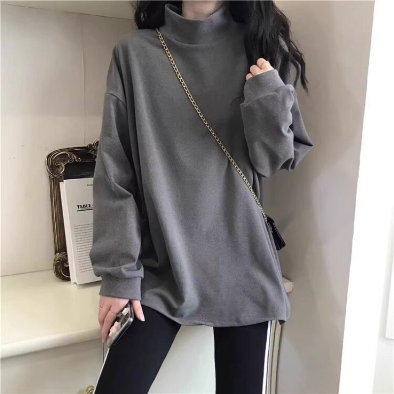 品牌折扣正品女装断码清仓特价不能退换加长高个子中长款打底衫女