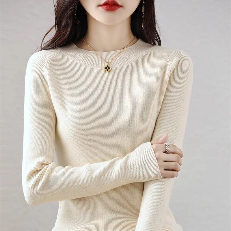 品牌折扣正品女装断码清仓特价不能退换配大衣的内搭毛衣女秋冬新