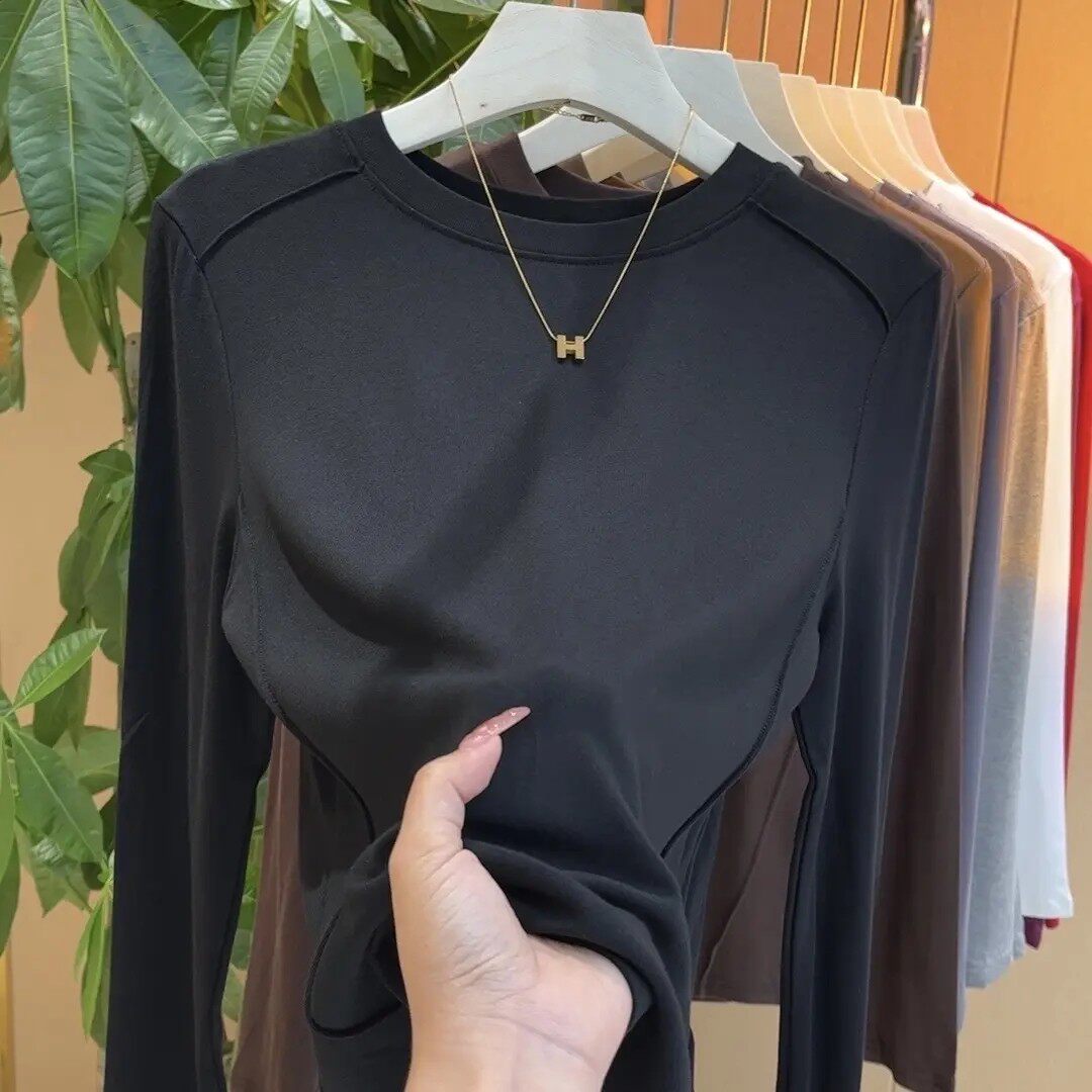 品牌折扣正品女装断码清仓特价不能退换半高领磨毛打底衫女秋冬加