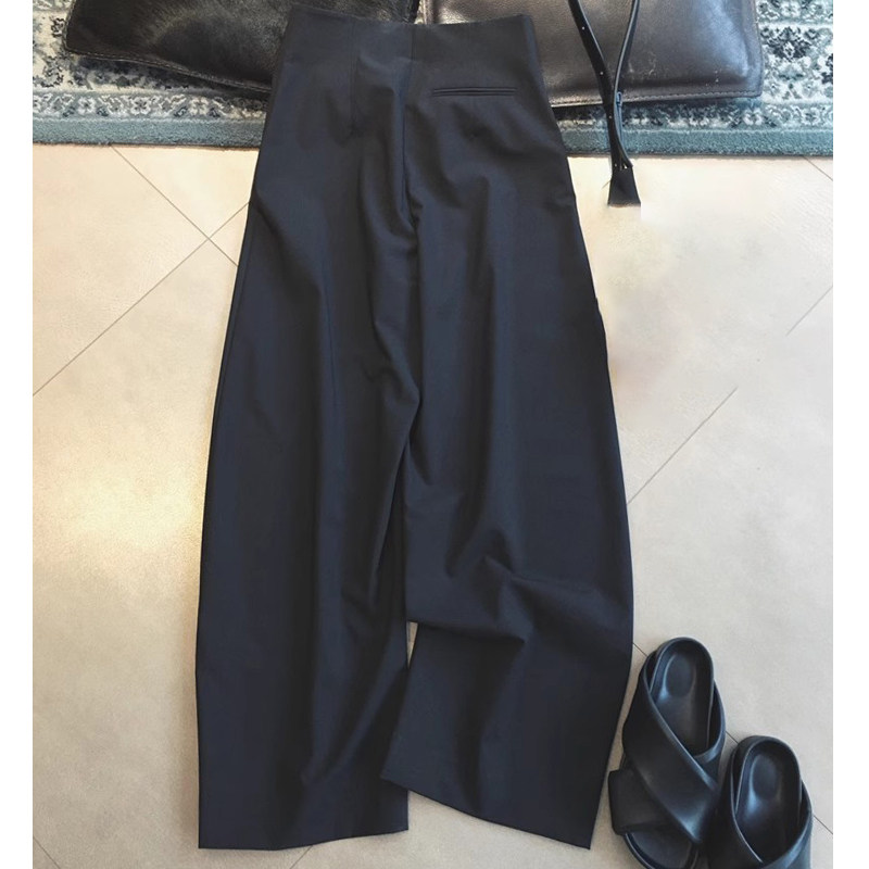 品牌正品女装衣服断码特价清仓 不接受退换-黑色高端西装裤女春