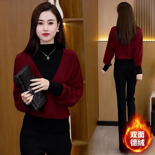 品牌折扣正品女装断码清仓特价不能退换双面德绒半高领打底衫女秋
