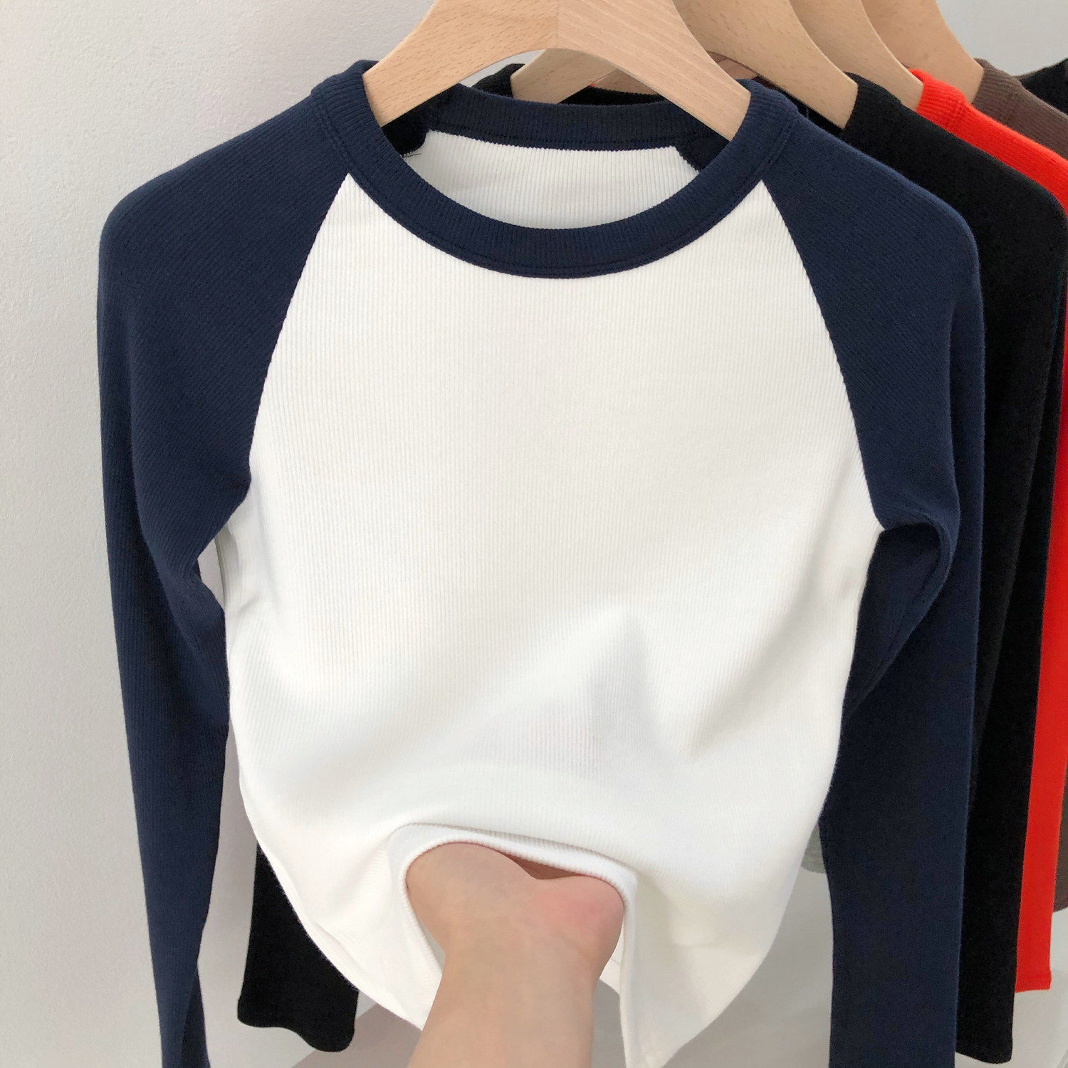 品牌折扣正品女装断码清仓特价不能退换棉长袖T恤女秋冬新款内搭