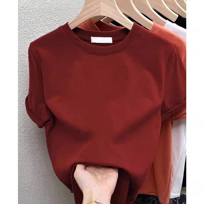 【品牌正品女装新品超级秒杀 不接受退换】加厚磨毛短袖T恤女秋冬