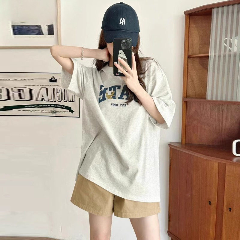 品牌正品女装衣服断码特价清仓 不接受退换-卡其色棉麻短裤女夏薄