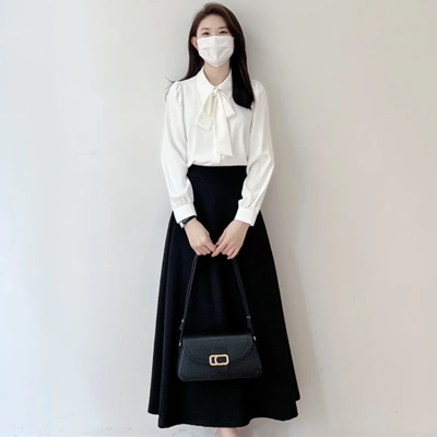 品牌折扣正品女装断码清仓特价不能退换白色缎面雪纺衬衫女职业