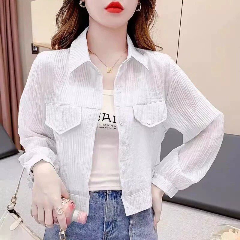 品牌正品女装衣服断码特价清仓 不退换-夏季冰丝多巴胺长袖衬衫女