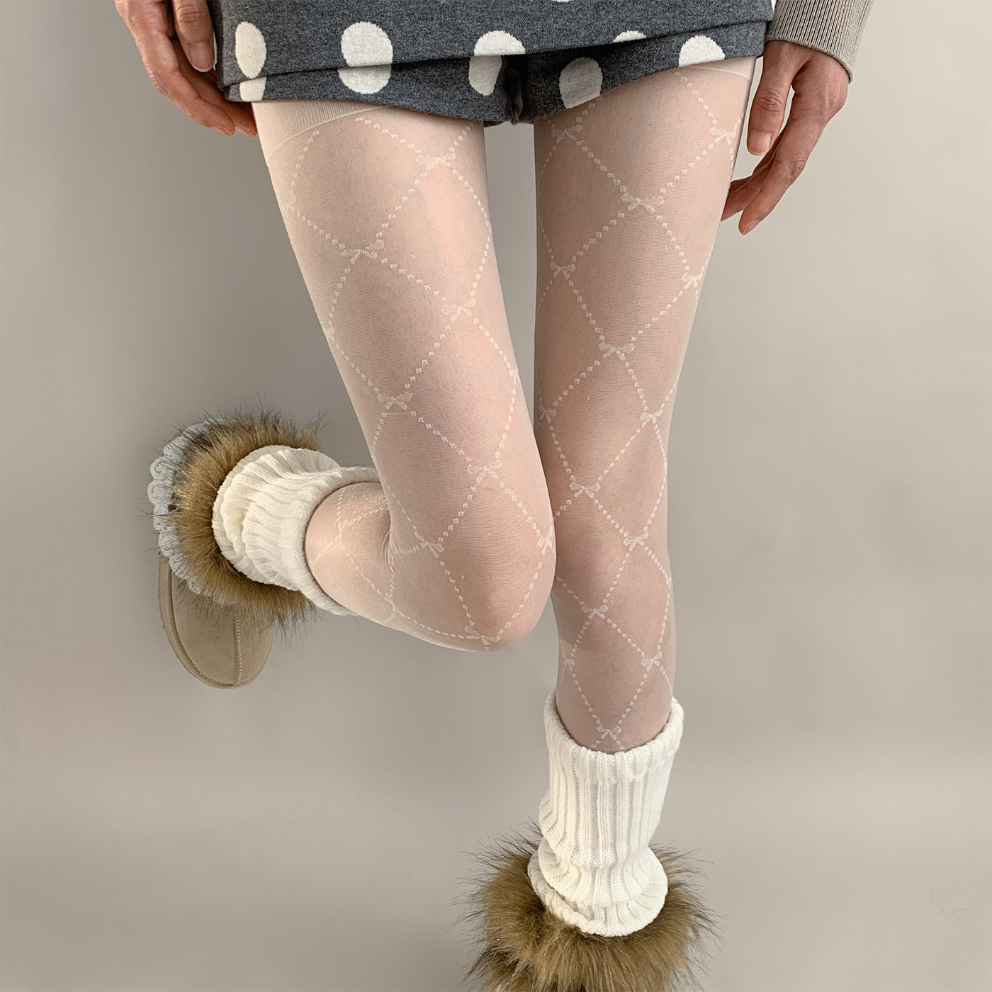 夜间教习室白色丝袜女秋冬薄款蝴蝶结纯欲连裤袜交叉菱格性感黑丝,女士内衣/男士内衣/家居服,连裤袜/打底袜,淘宝优惠券,粉丝福利购,淘宝优惠卷