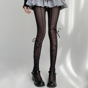 袜子 黑丝jk白丝纯欲连裤 夜间教习室黑色丝袜性感防勾丝女春款 薄款
