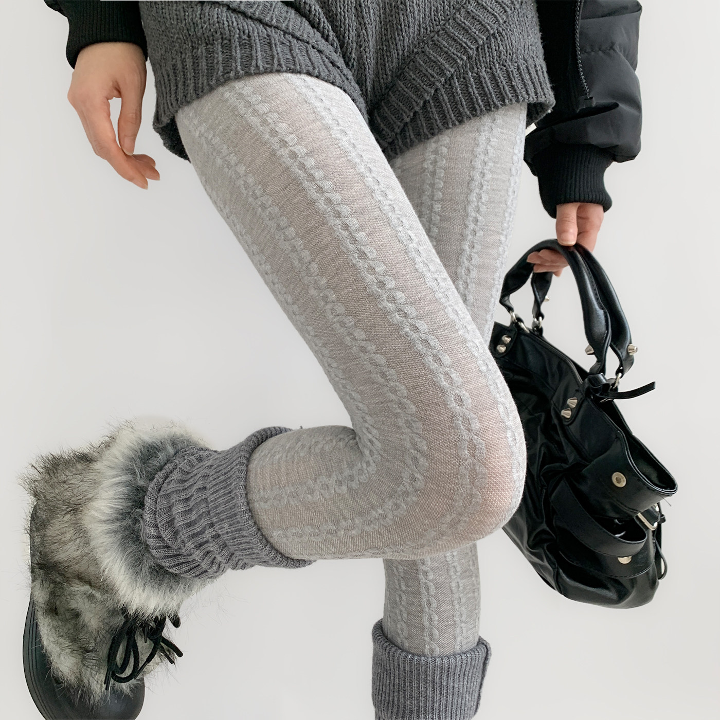 夜间教习室灰色打底裤女秋冬格雷系显瘦外穿袜子麻花格纹复古裤袜,女士内衣/男士内衣/家居服,连裤袜/打底袜,淘宝优惠券,粉丝福利购,淘宝优惠卷