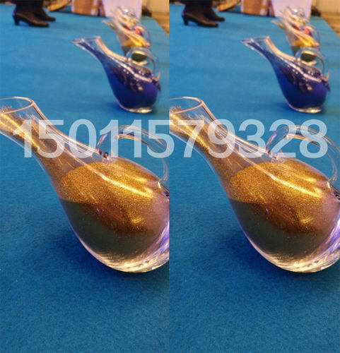 鎏金沙专用瓶金粉 签约推杆启动仪式道具 新款开业流金沙浇沙成字