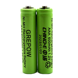 一对2节 AAA 中诺W128无绳子母机电话机7号电池可充电 600mAh1.2V