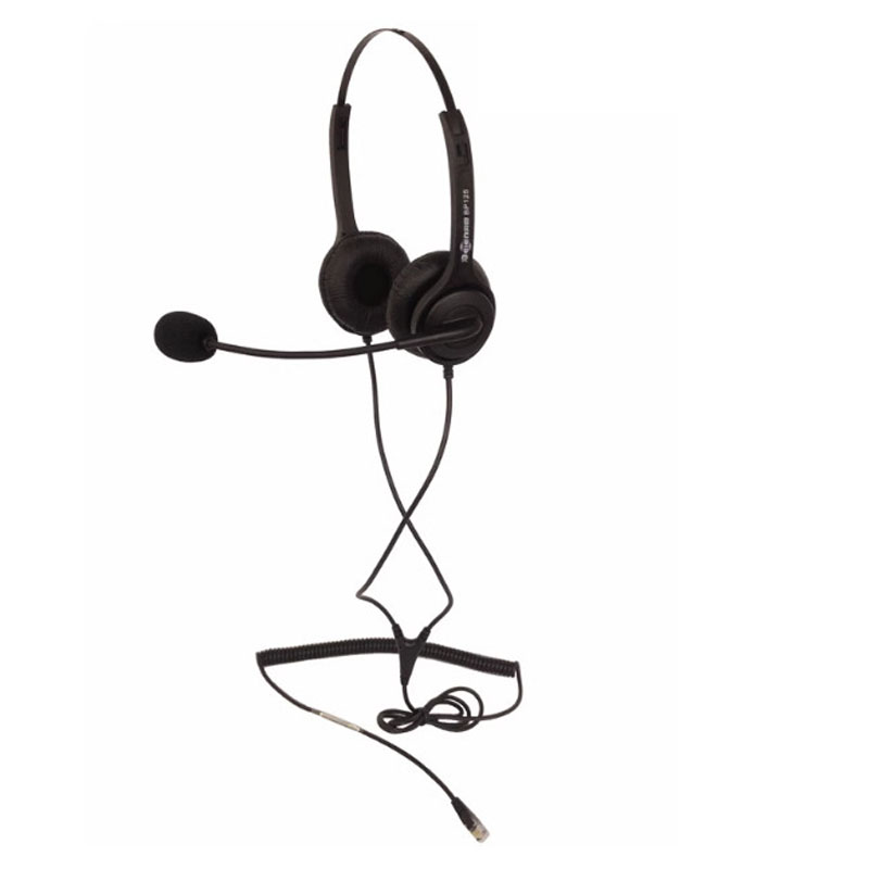 中诺C301电话机专用耳机耳麦务员客服用大声音电脑耳机单耳/双耳