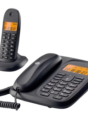 摩托罗拉CL101C数字无绳电话机办公家用子母机免提一拖一座机单机