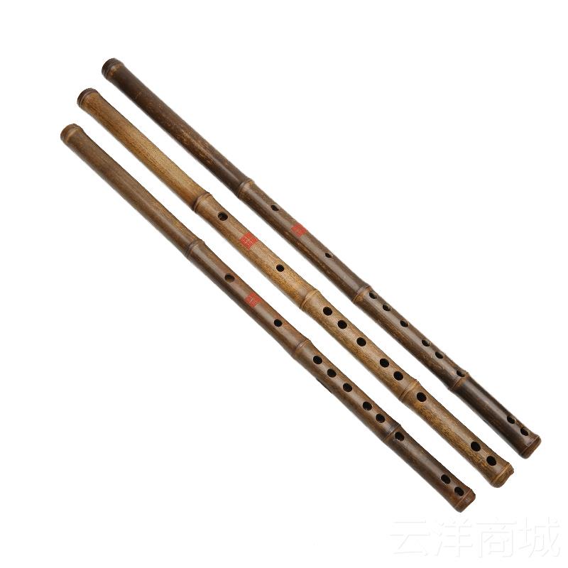 正品一节紫竹笛子乐级器专业演奏考笛女古风儿竹笛成人学童初横笛