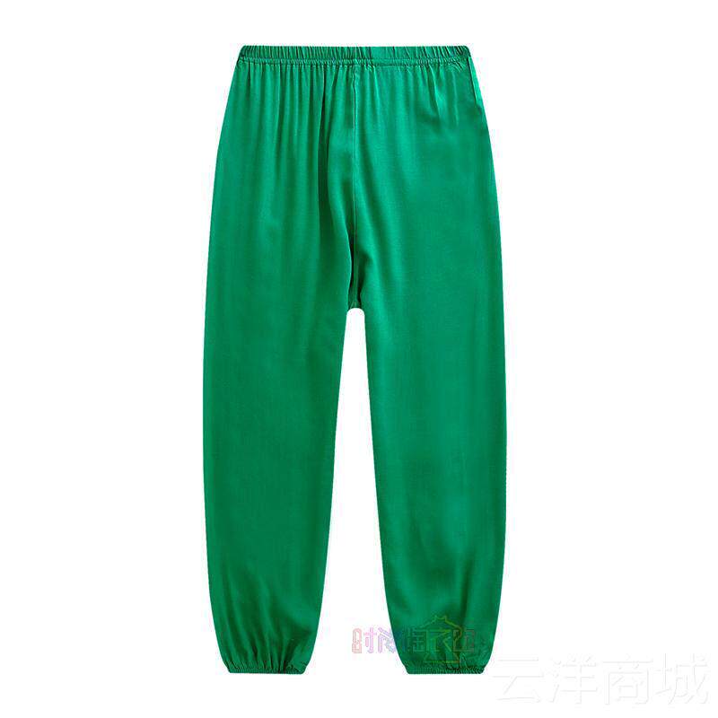 正品春夏季棉绸极加裤中老年男女练裤大码灯太笼裤太极服武术练功