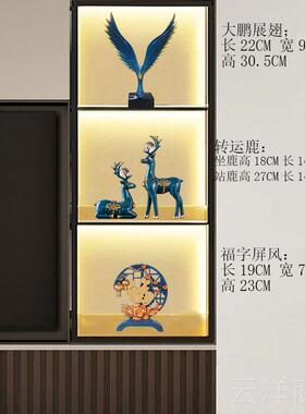 正品轻创奢意大展宏图天使之翼室玄关酒柜摆件代简约客厅办现公装