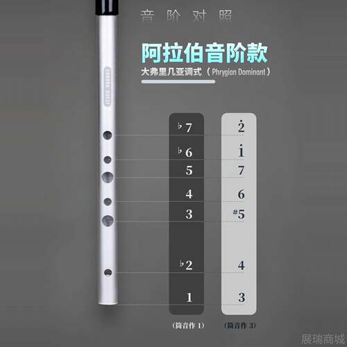 高档SONORA QEUST哨笛拉伯阶调式风格D自然大调省气抗音压高亢阿