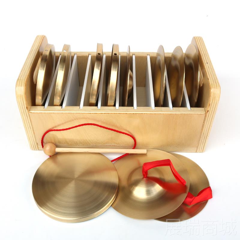 高档木盒乐器组合打套早教音乐装启蒙儿宝童击棒碰钟敲琴宝益智教