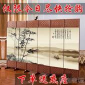 高档屏隔风断客室厅折叠可移动现代简卧室约遮挡帘办公美容院餐厅