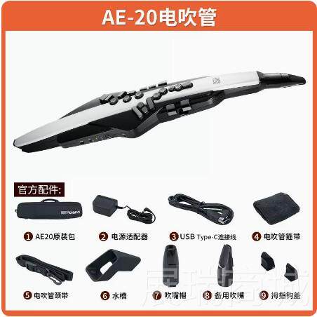 高档Roland罗兰电吹管器AE20AE30中年人娱老斯乐初学电子萨乐克葫