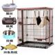 高档出口华豪猫咪笼子大家号用特大双三层实木猫层笼木质猫别墅猫