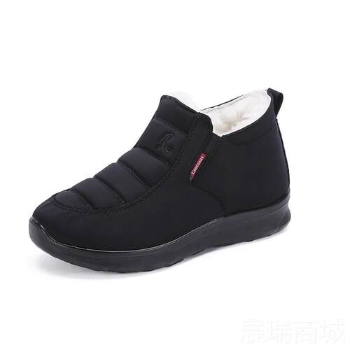 高档京暖晨老北京布冬中老女年纯羊毛保女皮毛一体防水妈妈大码棉