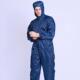 高档静电帽防工作服绒连体连服透气全身冲绒防护服尘不沾羽充毛羽