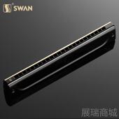 高档天人鹅2孔单音口琴C专业演奏调级学生男士 高级成4初学者入门