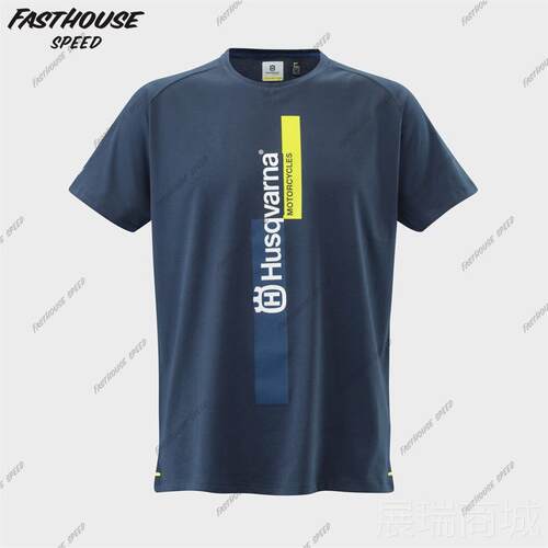 高档Hus托qvarna新的野tHusq越varna短袖自行车服装下坡服装摩车