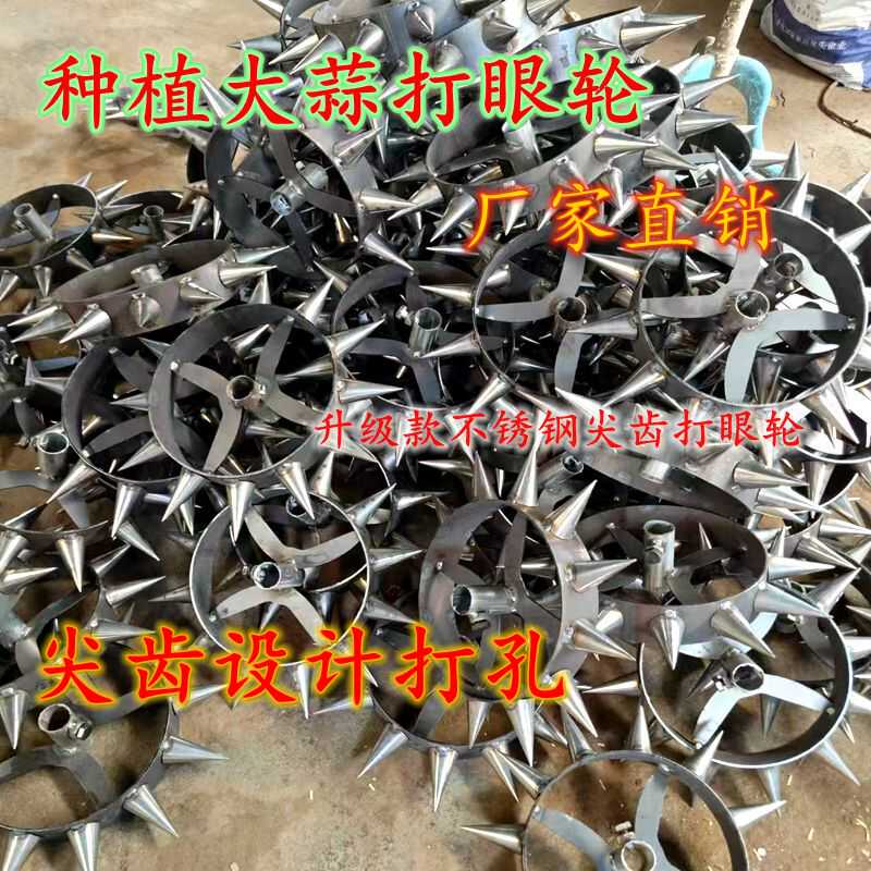 打眼轮不锈钢尖齿种植大蒜
