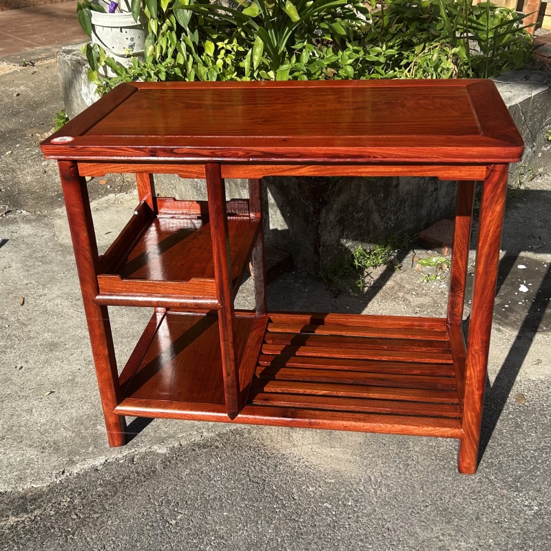 新中式榫卯花梨木红木边几小茶桌