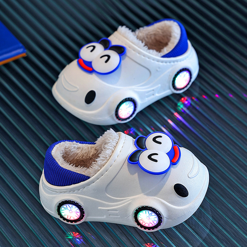 会发光儿童秋冬季棉鞋