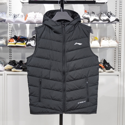李宁羽绒马甲保暖舒适