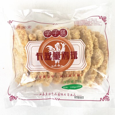 裹粉鸡排油炸学子膳卡兹脆鸡排