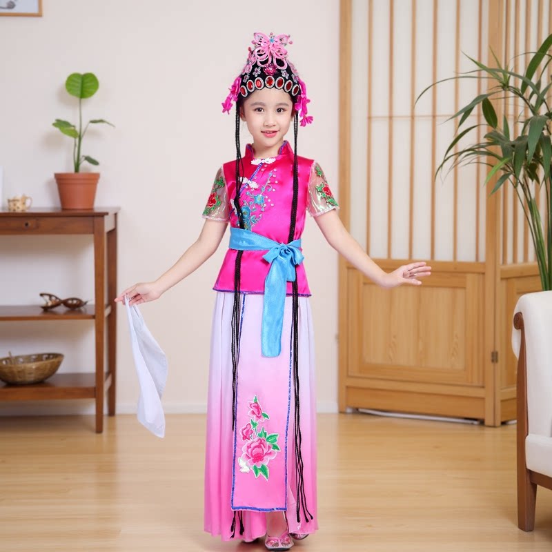 儿童戏曲服装京剧小花旦图片