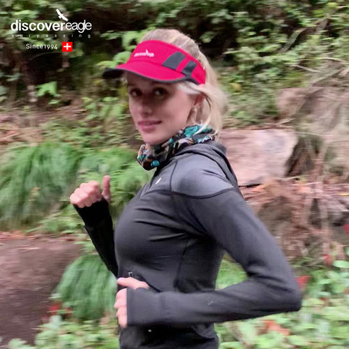 夏季马拉松速干空顶男跑步遮阳帽