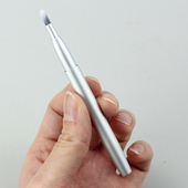 带盖伸缩便携平头唇刷口红刷唇膏刷唇笔刷化妆刷