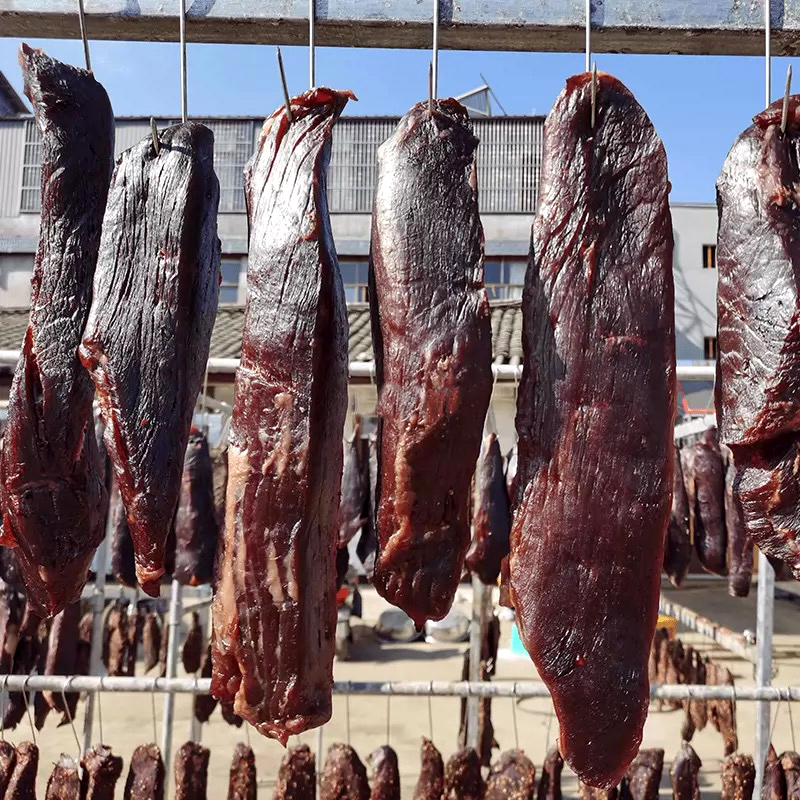湖南烟熏腊牛肉5斤纯瘦肉黄牛肉腊味农家味道柴火烟熏湖南特产