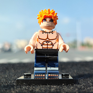 国产拼装积木小人仔动漫火影第三方忍者Zero弥彦佩恩天道头发玩具