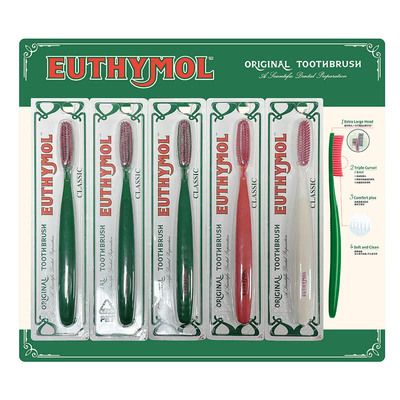 EUTHYMOL超长头牙刷软毛