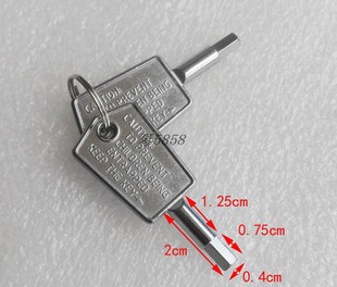 五角锁头 五棱锁芯 钥匙3227 门锁 适用海尔冷柜展示柜冷藏柜配件