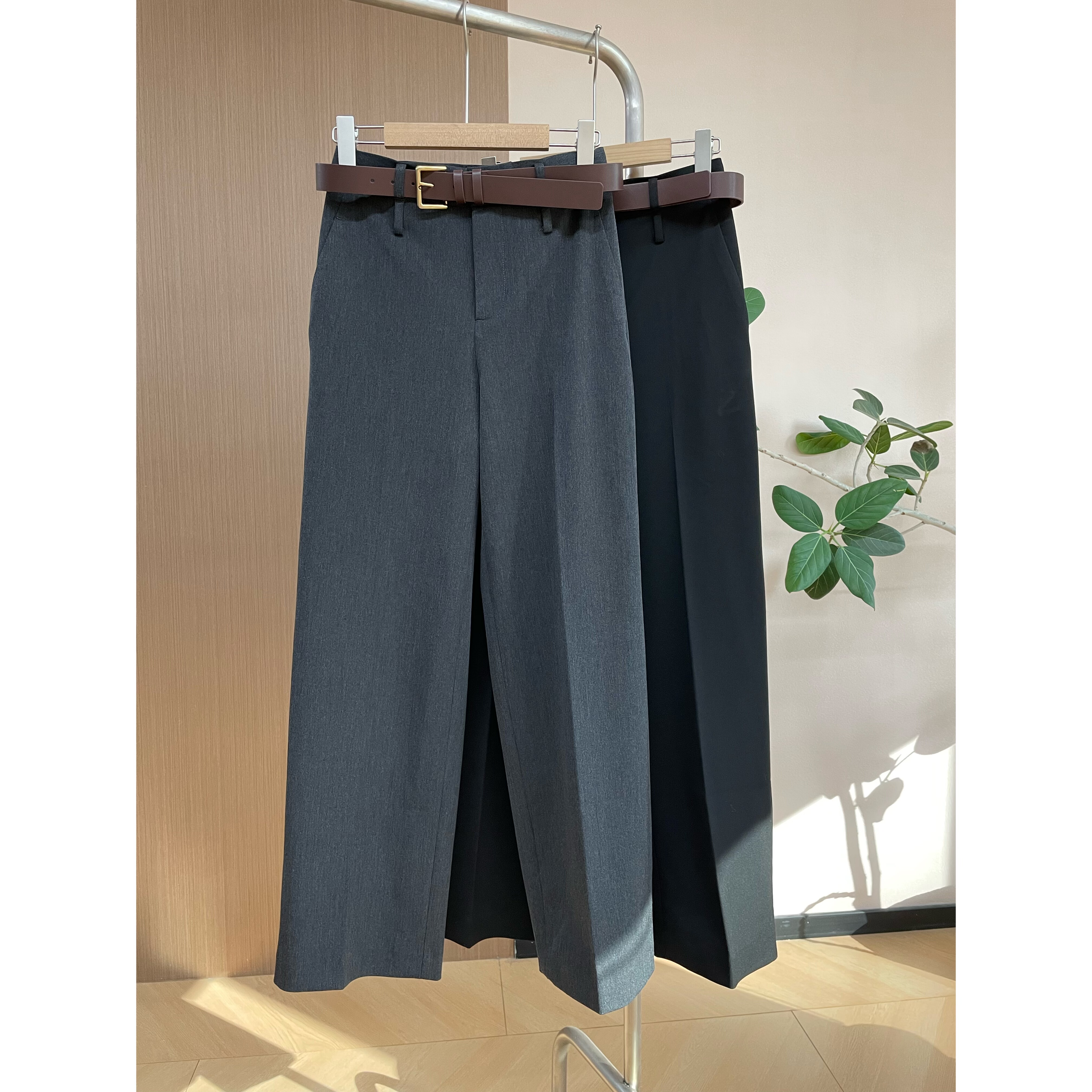 性价比无敌！mc 高智感直筒休闲神裤 内里磨毛