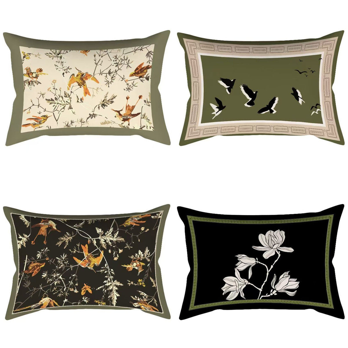 美式中式复古北欧轻奢法式客厅高级床头公室沙发靠垫长方形抱枕套,居家布艺,床头靠垫,淘宝优惠券,粉丝福利购,淘宝优惠卷